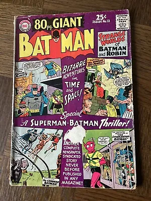 Buy Batman 80 Page Giant #12 (DC 1965) The Strange Worlds Of Batman & Robin. Bizarre • 12£