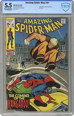 Buy Amazing Spider-Man #81 CBCS 5.5 1970 22-1653D6D-016 • 73.99£