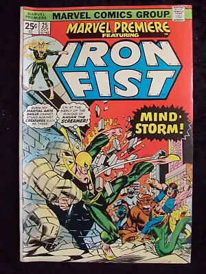 Buy Marvel Premiere #25 1975 Marvel Comics Iron Fist Bronze Age 1st Byrne • 18.77£