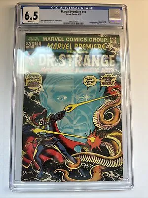 Buy Marvel Premiere #10: Dr. Strange, 1st Shuma Gorath, Marvel 1973 FN+ CGC 6.5 • 98.97£