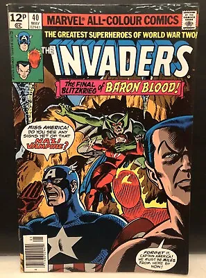 Buy The Invaders #40 Comic Marvel Comics • 10.04£