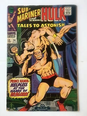 Buy Tales To Astonish #94 FN- (5.5) MARVEL ( Vol 1 1967) Hulk Sub-Mariner • 15£