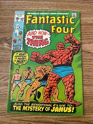 Buy Fantastic Four #107 (1971) 2nd App Annihilus High Grade VF 8.0 • 30.83£