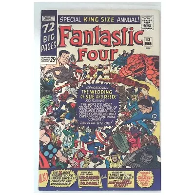 Buy Fantastic Four (1961 Series) Annual #3 In VF Minus Condition. Marvel Comics [f% • 188.19£