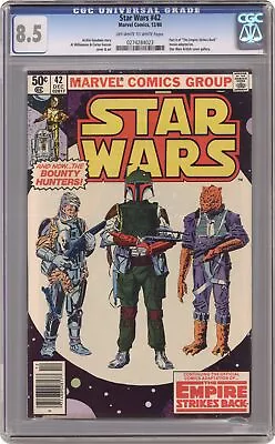 Buy Star Wars #42N Newsstand Variant CGC 8.5 1980 0274284023 1st Comic Boba Fett • 187.89£
