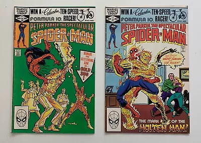 Buy Spectacular Spider-Man #62 & 63 Bronze Age Comics (Marvel 1982) 2 X FN+ • 12.95£
