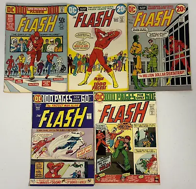 Buy Flash #214 218 219 232 229 DC 1972 Lot Of 5 FN-VF 7.0 • 87.76£