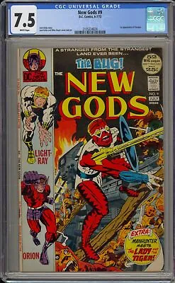 Buy New Gods #9 - Cgc 7.5 - 1st Appearance Of The Forager - Double Issue • 93.72£