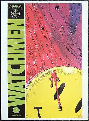 Buy Watchmen Repro Poster . Issue #1 Dave Gibbons 1986 Front Cover . Dc Comics D72 • 14.99£