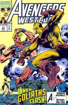Buy Avengers West Coast Vol:2 #92 1993 • 3.95£