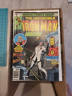 Buy Invincible Iron Man #125 Newsstand - James Rhodes Marvel 1979 Comics • 7.91£
