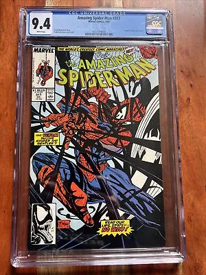Buy Amazing Spider-Man #317 (1989, Marvel, White Pages) VENOM Todd McFarlane CGC 9.4 • 148.11£