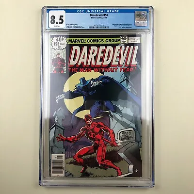 Buy Daredevil #158 (1979) CGC 8.5, Frank Miller Begins, Death Of Death Stalker • 140.75£