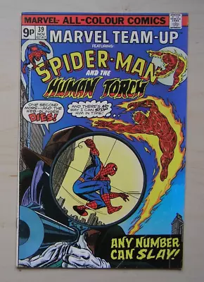 Buy Marvel Team-up #39 - Spider-man & Human Torch - Marvel Comics - Nov 1975 (vg) • 2.75£
