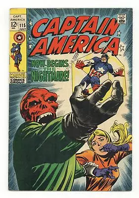 Buy Captain America #115 VG- 3.5 1969 • 25.33£