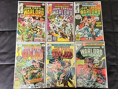 Buy John Carter Warlord Of Mars Lot Of 6 Comics - #1 2 3 4 5 Annual #1 - Marvel • 63.95£