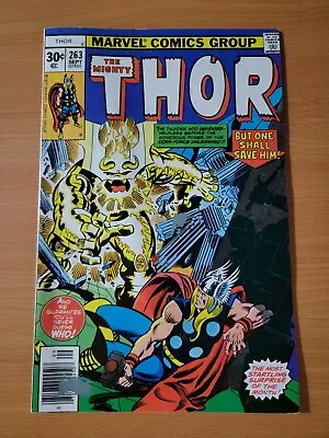 Buy The Mighty Thor #263 ~ FINE FN ~ (1977, Marvel Comics) • 2.39£