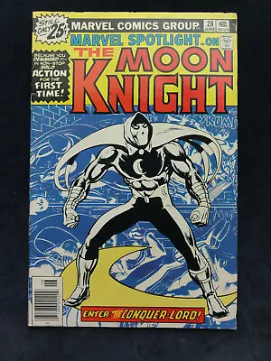 Buy Marvel Spotlight #28 1st Solo Moon Knight Mcu Hot Key Issue, 1st Khonshu! • 88.38£