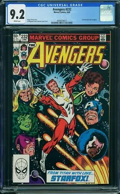 Buy AVENGERS  #232  CGC NM9.2    Affordable White Pages!!     4008024017 • 23.03£