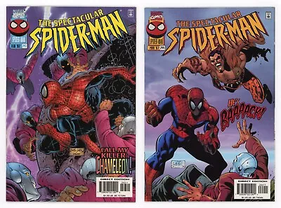 Buy Spectacular Spider-Man #243 244 NM 9.4 SET 1st Full Alexei Kravinoff 1997 Marvel • 30.37£