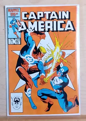 Buy Captain America #327 (1987) KEY 2nd Super Patriot, John Walker, Around NM- 9.2 • 18£