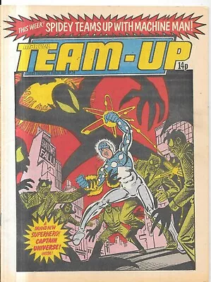 Buy Vintage Marvel Team Up Comic No 24 Feb 25th 1981 Captain Universe Spiderman • 0.99£