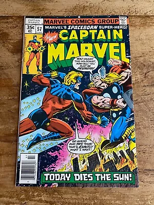 Buy Captain Marvel #57 Marvel Comics 1978 Newsstand / The Mighty Thor Cover O • 5.56£