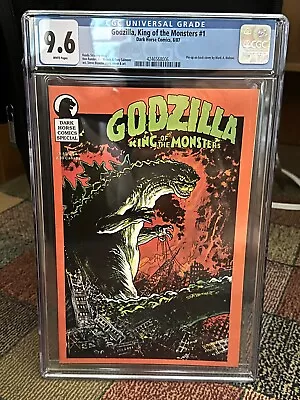 Buy GODZILLA King Of The Monsters 1987 # 1 - Dark Horse CGC 9.6- White Pages • 79.91£