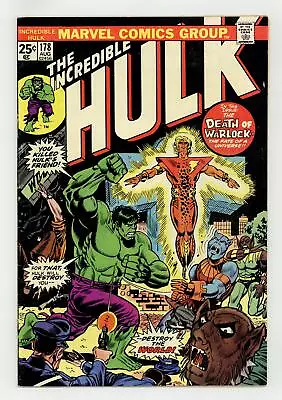Buy Incredible Hulk #178 FN+ 6.5 1974 • 34.55£