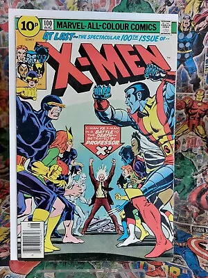 Buy Uncanny X-Men #100 FN Old Vs New Marvel 1976 • 99.95£