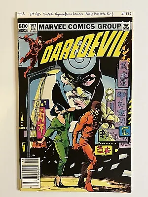 Buy Daredevil #197 - Bullseye - 1st Lady Deathstrike Yuriko Oyama ~ Newsstand- 1983 • 11.86£