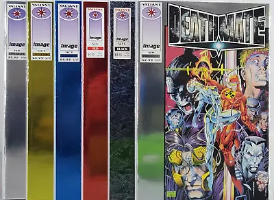 Buy Deathmate Black Red Blue Yellow Complete Set Image Valiant First Gen 13 +2free • 19.87£