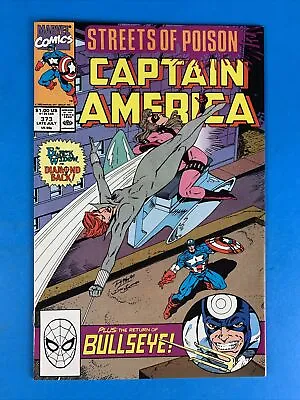Buy Captain America #373 1990 (1st Cameo App Of Leon Hoskins) • 12.61£