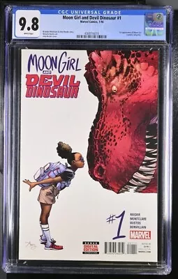 Buy Moon Girl And Devil Dinosaur #1 CGC 9.8 1st Print 1st App Lunella Lafayette • 119.16£
