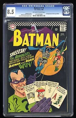 Buy Batman #179 CGC VF+ 8.5 2nd Appearance Silver Age Riddler! Gil Kane Art! • 434.04£