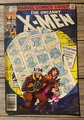 Buy UNCANNY X-MEN #141 Days Of Future Past. John Byrne Art Marvel Comics 1981 • 50.46£