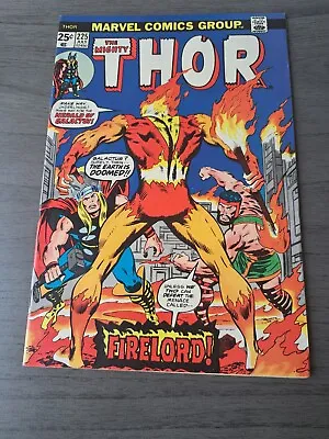 Buy Thor 225 Raw Very High-grade - White Pages - First Appearance Of Firelord • 194.28£