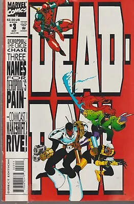 Buy Marvel Comics Deadpool The Circle Chase #3 (1993) 1st Print Vf • 11.95£