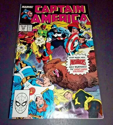 Buy Captain America #352 Soviet Super Soldiers Avengers Marvel Comics 1989 • 3.19£