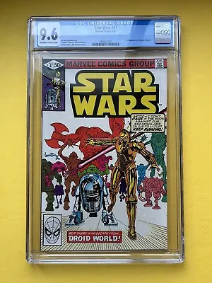 Buy Star Wars # 47 CGC 9.6 (1981) 1st Appearance Of Captain Kligson R2-D2 C3PO NM+ • 64.55£