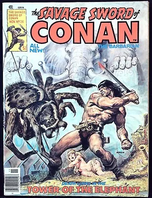 Buy THE SAVAGE SWORD OF CONAN THE BARBARIAN #24 - Back Issue • 6.99£