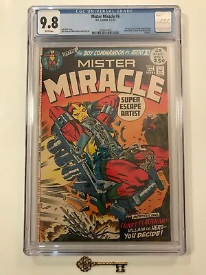 Buy Mister Miracle #6 CGC 9.8 White Pages 1st Appearance Of Female Furies! • 1,972.57£