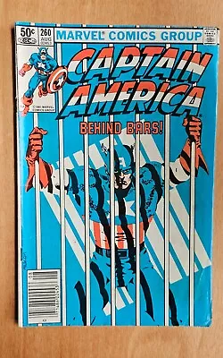 Buy Captain America #260 (1981) Bronze Age-Marvel Comics Listing VF+ • 0.99£