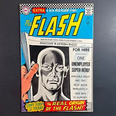 Buy Flash 167 Origin Silver Age DC 1967 Carmine Infantino Cover Gardner Fox Comic • 16.05£