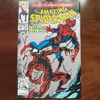 Buy Amazing Spider-Man #361 (1992, Marvel, 2nd Print) Small Run - Carnage 1st App • 87.95£
