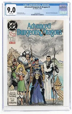 Buy Advanced Dungeons & Dragons #1 CGC 9.0 White Pages 1988 DC • 59.63£