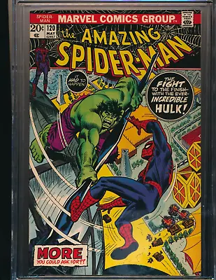 Buy Amazing Spider-man 120 (05/73) Cgc Nm+ 9.6 Hulk X-over • 421.30£