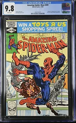 Buy Amazing Spider-Man #209 (1980) Origin And 1st Appearance Of Calypso  - CGC 9.8 • 159.10£