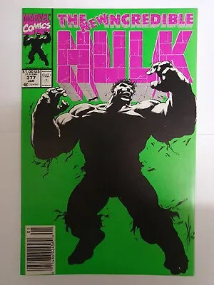 Buy Incredible Hulk # 377 Grey Hulk Vs. Green Hulk Aftermath 1st Professor Hulk FN • 6£