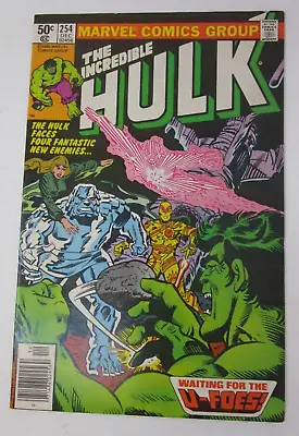 Buy Incredible Hulk #254 1980 [VF] 1st App U-Foes High Grade Marvel Key Issue • 38.37£